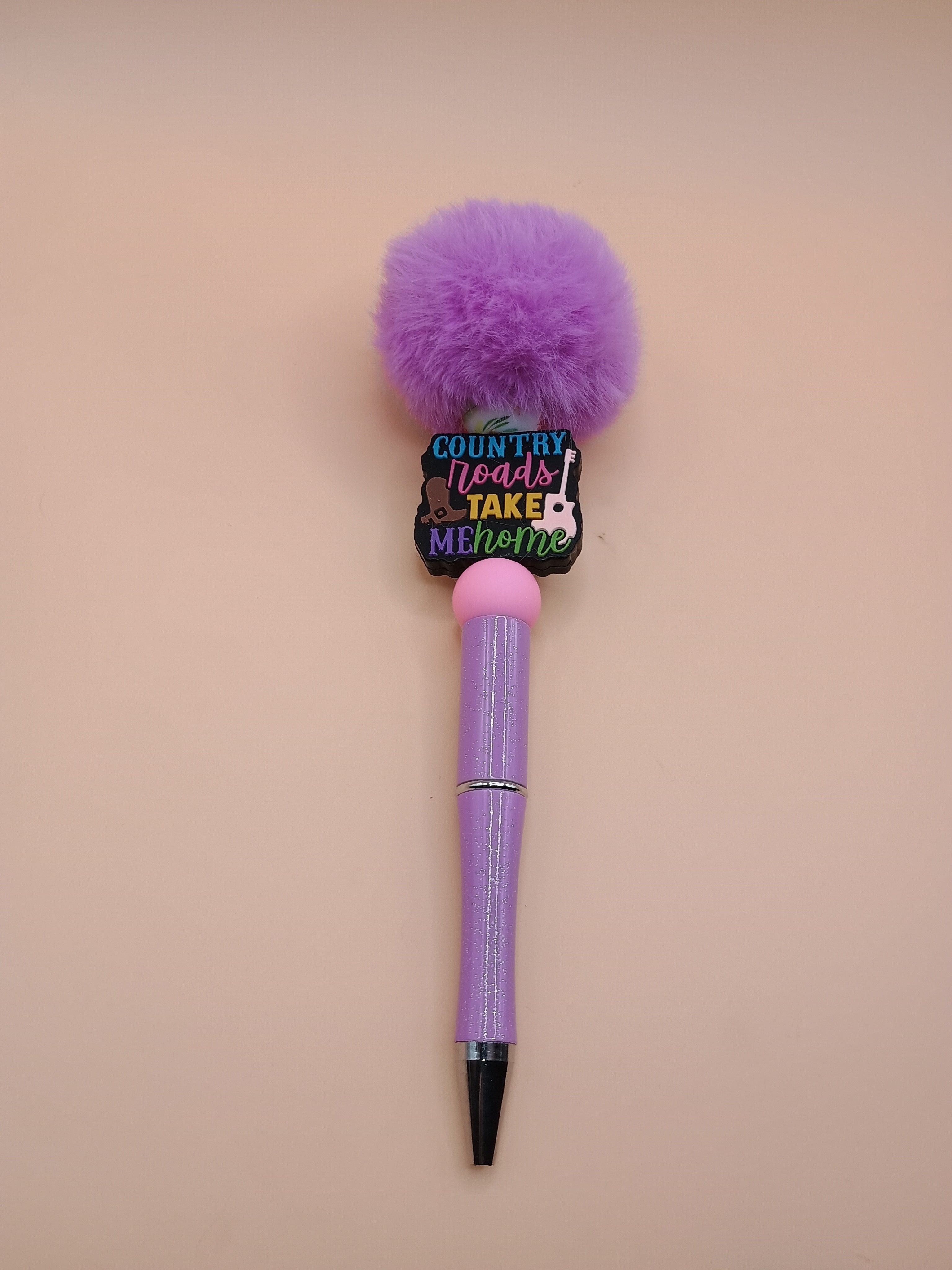 “Country Road Take Me Home” Beaded Pen – Handmade 1.0 Ink Pen (3 Color Styles)