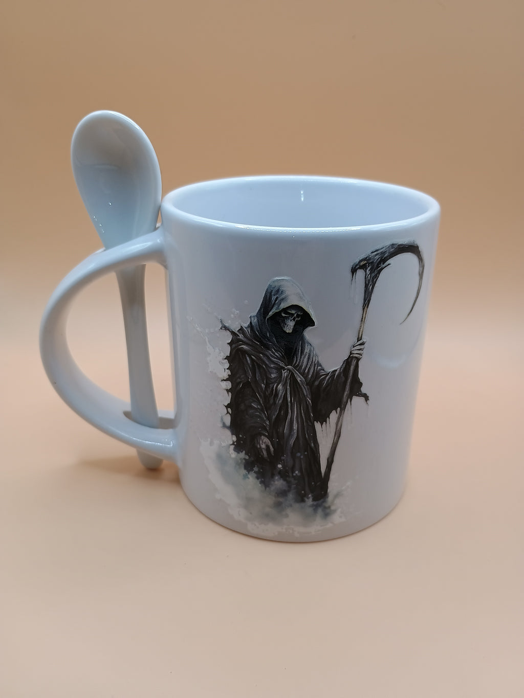 Grim Death Mug w/Spoon