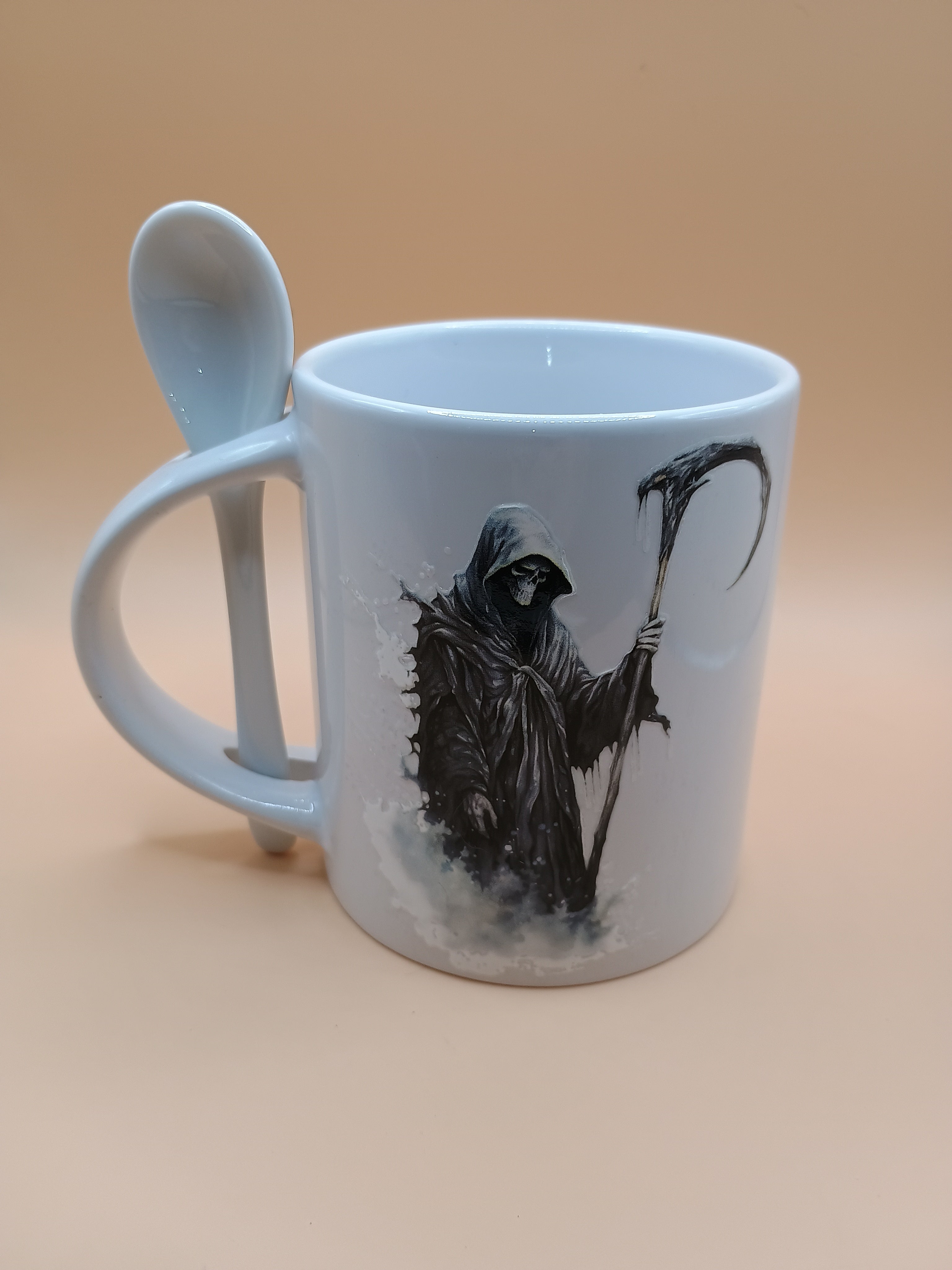 Grim Death Mug w/Spoon