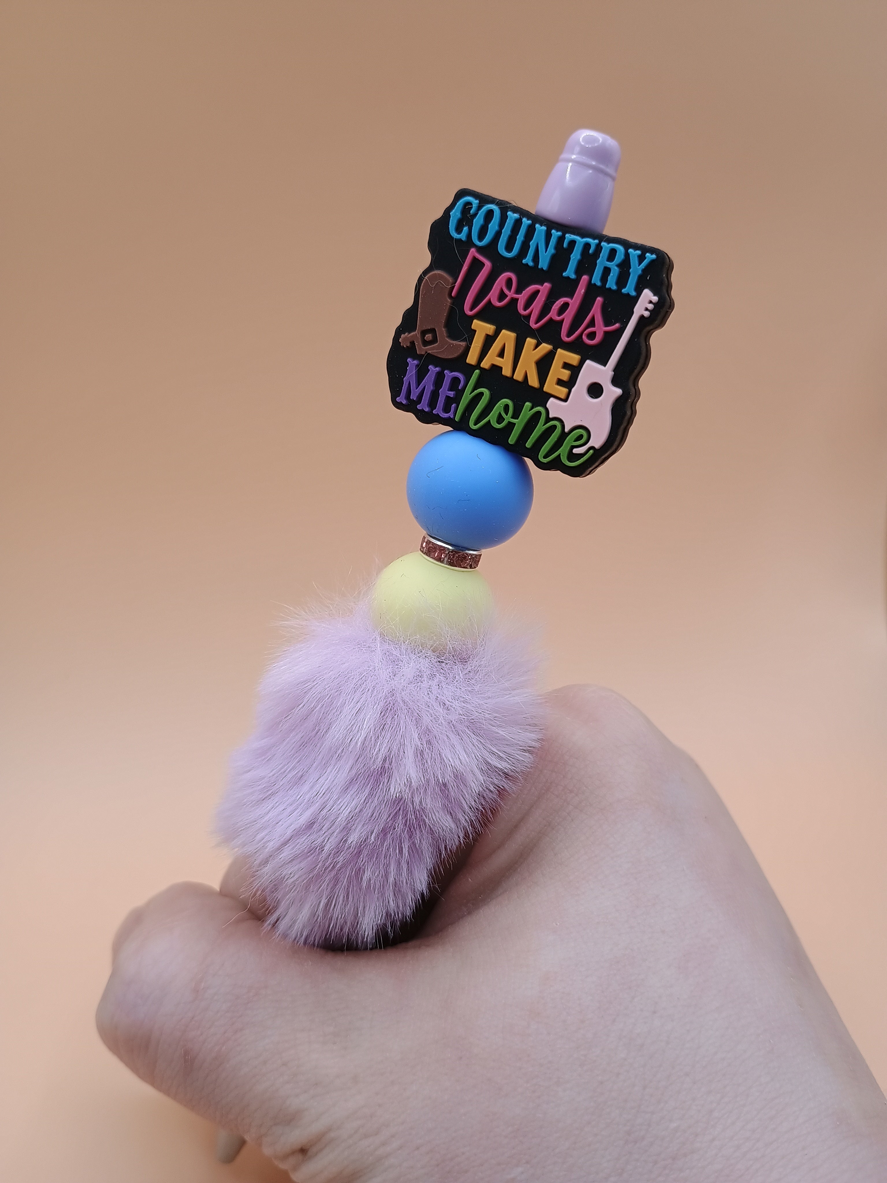 “Country Road Take Me Home” Beaded Pen – Handmade 1.0 Ink Pen (3 Color Styles)